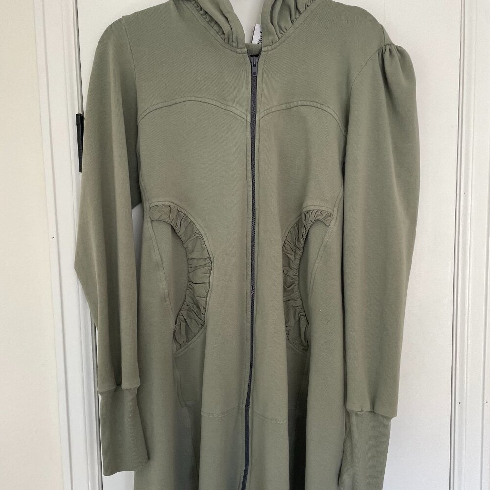 Color Me Cotton Long Hoodie Jacket - Size M